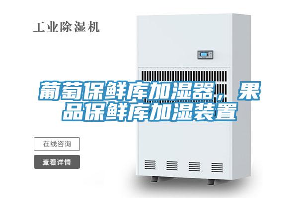 葡萄保鲜库加湿器，果品保鲜库加湿装置