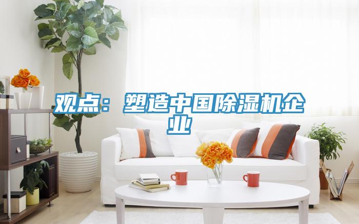 观点：塑造中国免费看操逼软件企业